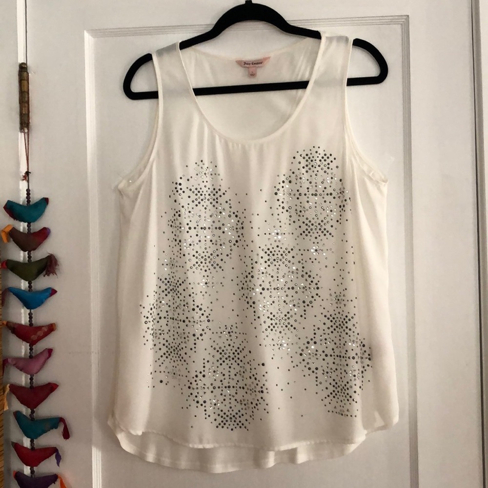Juicy Couture Off White Tank